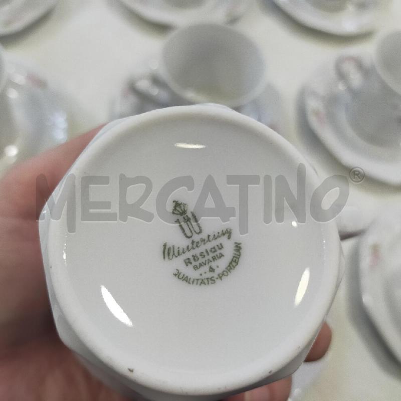 TAZZE BAVARIA FIORI ROSA 24PZ+ 3 PORTATE  | Mercatino dell'Usato Roma rebibbia 3