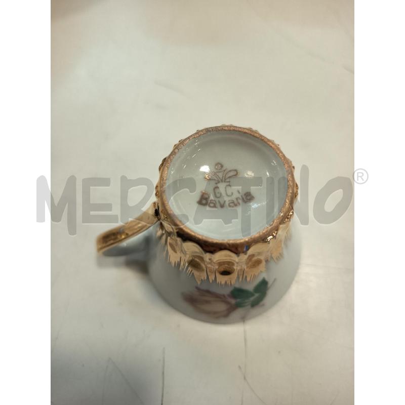TAZZE CERAM BAVARIA DEC DOR 10 PZ + 3 PORTATE | Mercatino dell'Usato Roma rebibbia 2