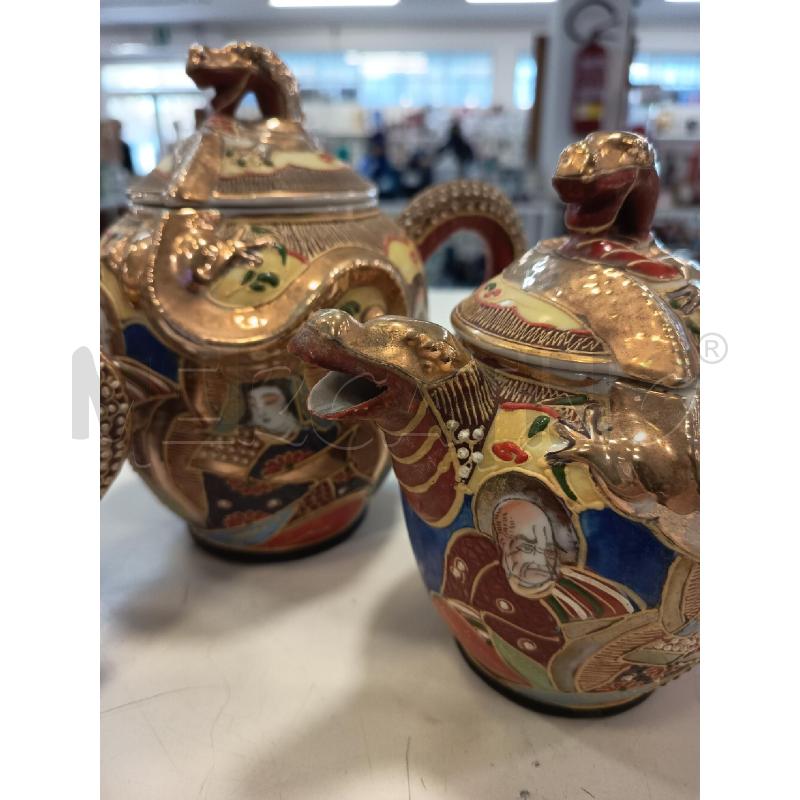 TAZZE ORIENTALI DEC DOR RILIEVO 4PZ+3 PORTATE | Mercatino dell'Usato Roma rebibbia 3