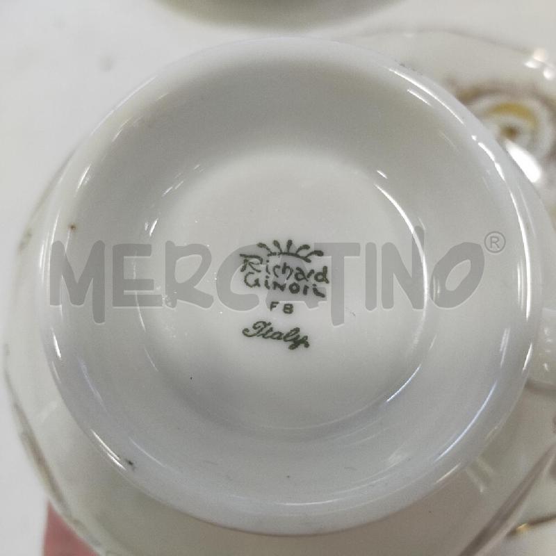 TAZZE RICHARD GINORI DEC BEIGE 4PZ | Mercatino dell'Usato Roma rebibbia 2