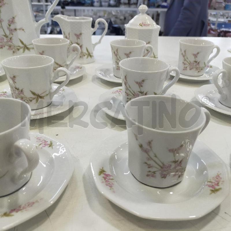 TAZZINE BAVARIA FIORI ROSA 24PZ+3 PORTATE | Mercatino dell'Usato Roma rebibbia 3