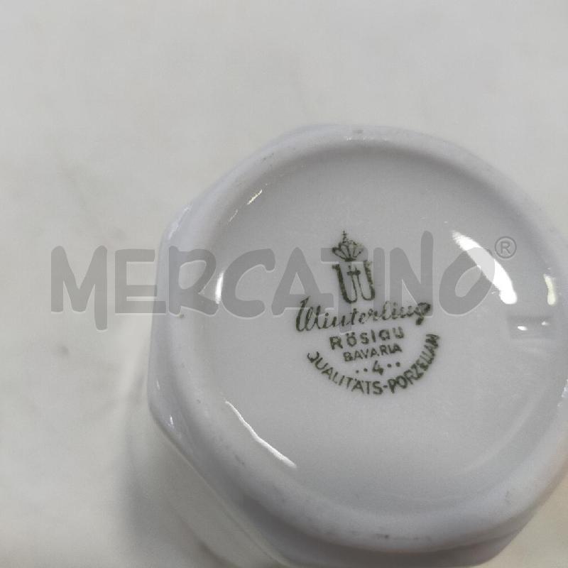 TAZZINE BAVARIA FIORI ROSA 24PZ+3 PORTATE | Mercatino dell'Usato Roma rebibbia 4