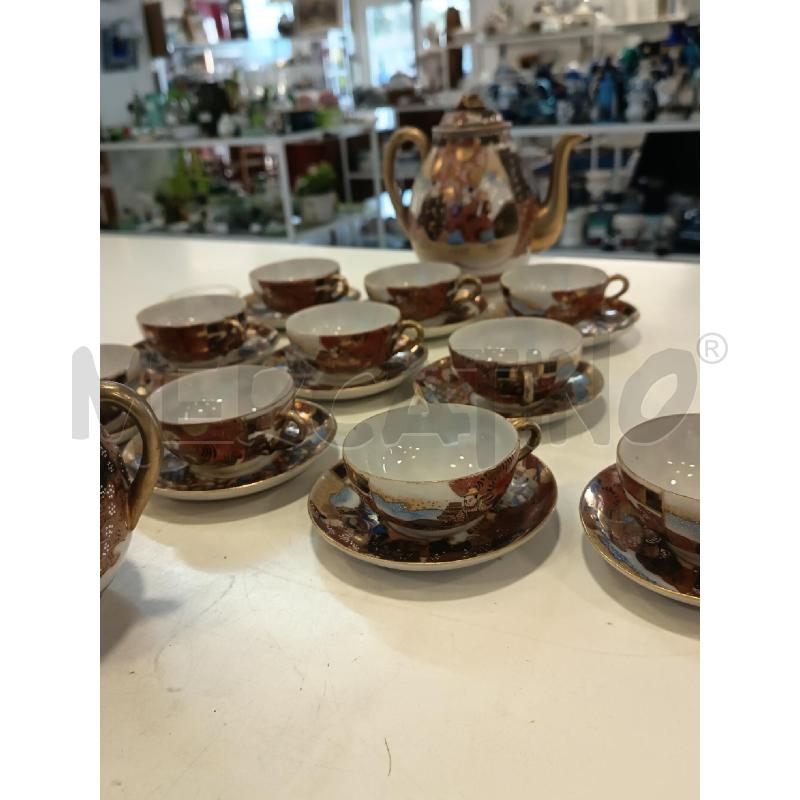 TAZZINE BONE CHINA ORIENTALE DIPINTO 10PZ+3 PORTATE | Mercatino dell'Usato Roma rebibbia 2