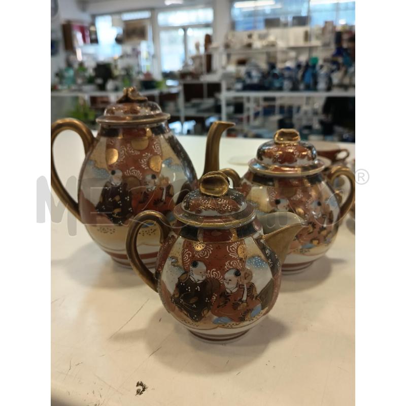 TAZZINE BONE CHINA ORIENTALE DIPINTO 10PZ+3 PORTATE | Mercatino dell'Usato Roma rebibbia 3