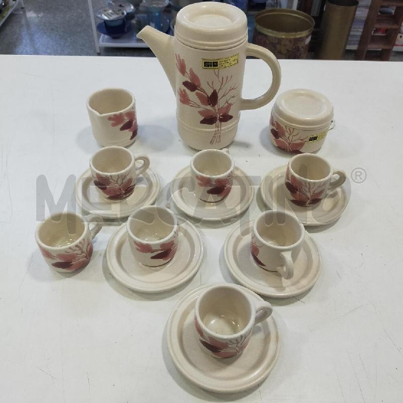 TAZZINE CERAM SIC FIORI ROSA 6PZ+3PORTATE | Mercatino dell'Usato Roma rebibbia 1