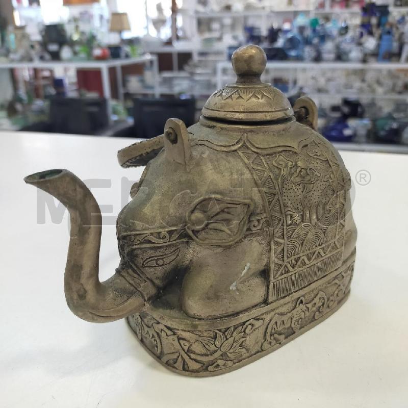 TEIERA CROMO ELEFANTE ORIENTALE INCISO | Mercatino dell'Usato Roma rebibbia 1