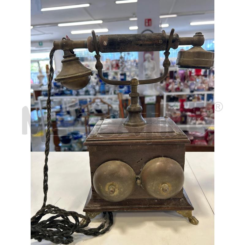TELEFONO A DISCO LEGNO VINTAGE DA RIV | Mercatino dell'Usato Roma rebibbia 2