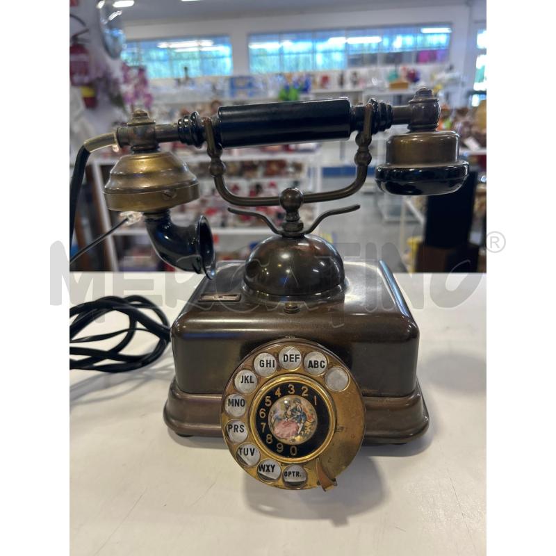TELEFONO A DISCO MARRONE  | Mercatino dell'Usato Roma rebibbia 1