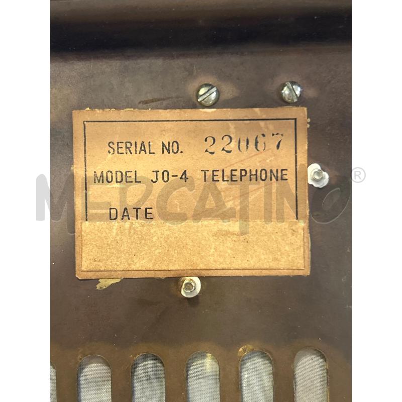 TELEFONO A DISCO MARRONE  | Mercatino dell'Usato Roma rebibbia 3