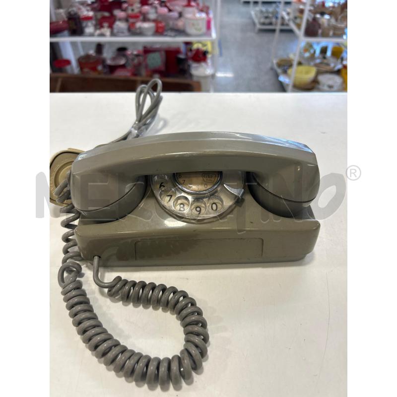 TELEFONO DISCO ORIZZONTALE GRIGIO | Mercatino dell'Usato Roma rebibbia 1