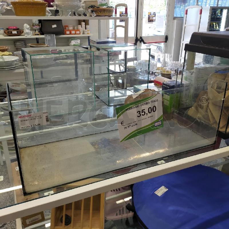 TERRARIO VETRO 70X20 | Mercatino dell'Usato Roma rebibbia 1