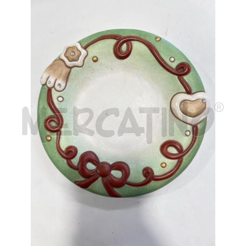 THUN PIATTINO CERAMICA VERDE | Mercatino dell'Usato Roma rebibbia 1