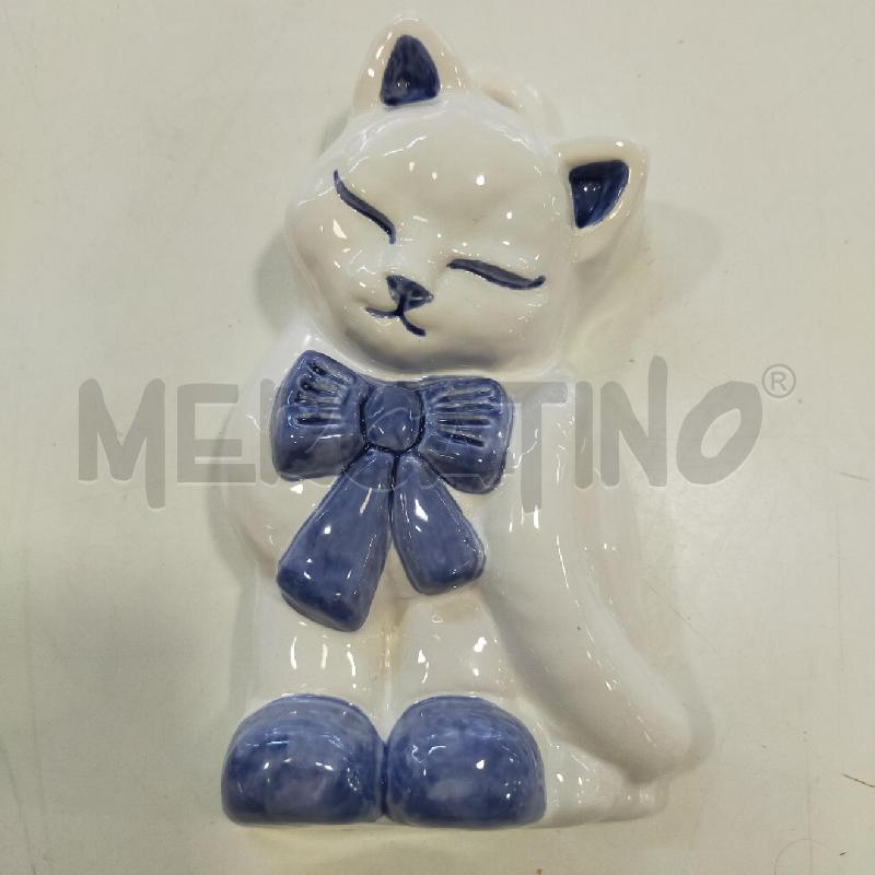 THUN PLACCA BIANCA BLU GATTO | Mercatino dell'Usato Roma rebibbia 1