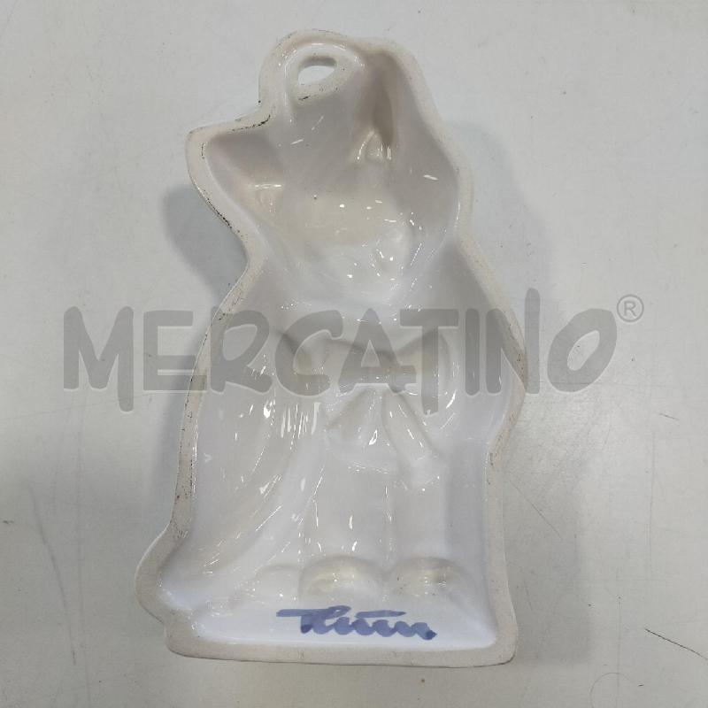 THUN PLACCA BIANCA BLU GATTO | Mercatino dell'Usato Roma rebibbia 2