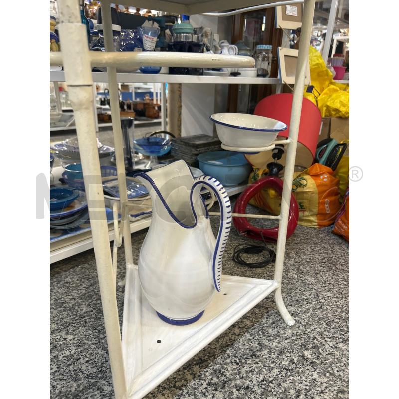 TOLETTA MET BIANCO PIANO MARMO CER BIANCA B BLU | Mercatino dell'Usato Roma rebibbia 3
