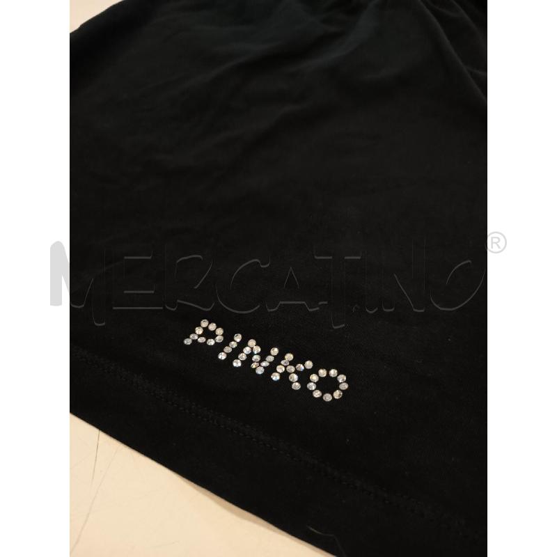 TOP PINKO NERO SCRITTA BRILLANTINI  | Mercatino dell'Usato Roma rebibbia 2