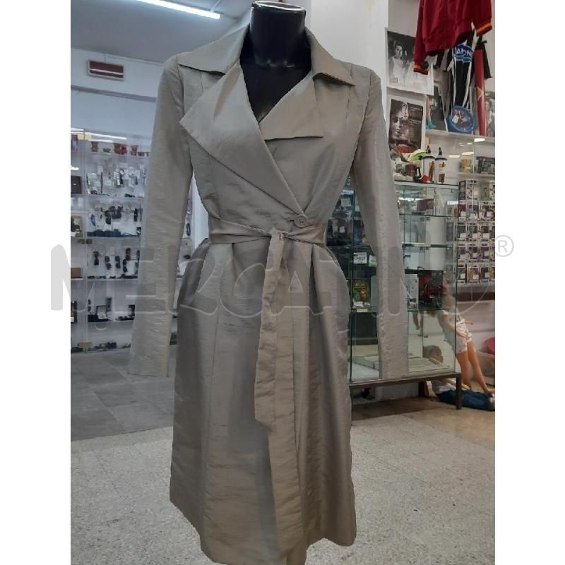 TRENCH DONNA CAMOMILLA CARTELLINATO  BEIGE | Mercatino dell'Usato Roma rebibbia 1