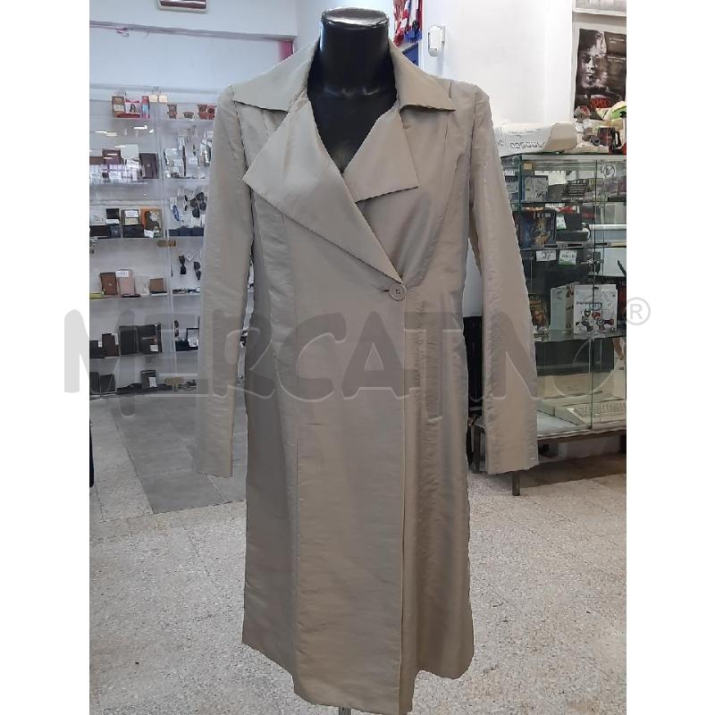TRENCH DONNA CAMOMILLA CARTELLINATO  BEIGE | Mercatino dell'Usato Roma rebibbia 2