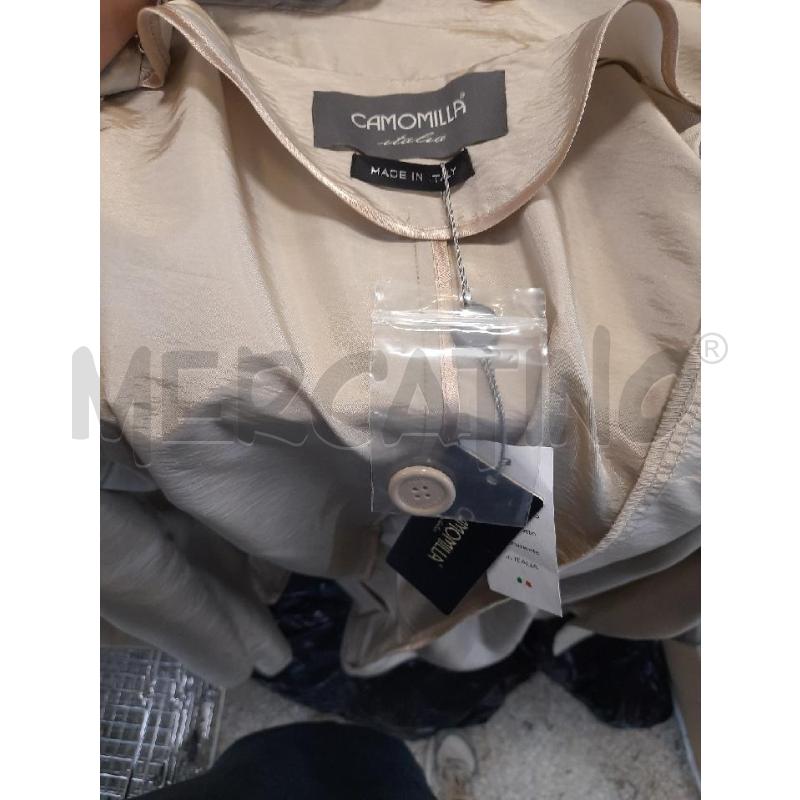 TRENCH DONNA CAMOMILLA CARTELLINATO  BEIGE | Mercatino dell'Usato Roma rebibbia 3
