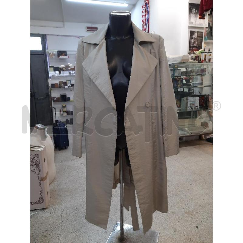 TRENCH DONNA CAMOMILLA CARTELLINATO  BEIGE | Mercatino dell'Usato Roma rebibbia 4