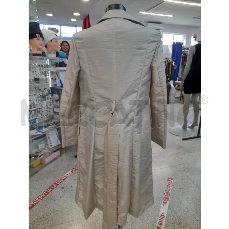 TRENCH DONNA CAMOMILLA CARTELLINATO  BEIGE | Mercatino dell'Usato Roma rebibbia 5