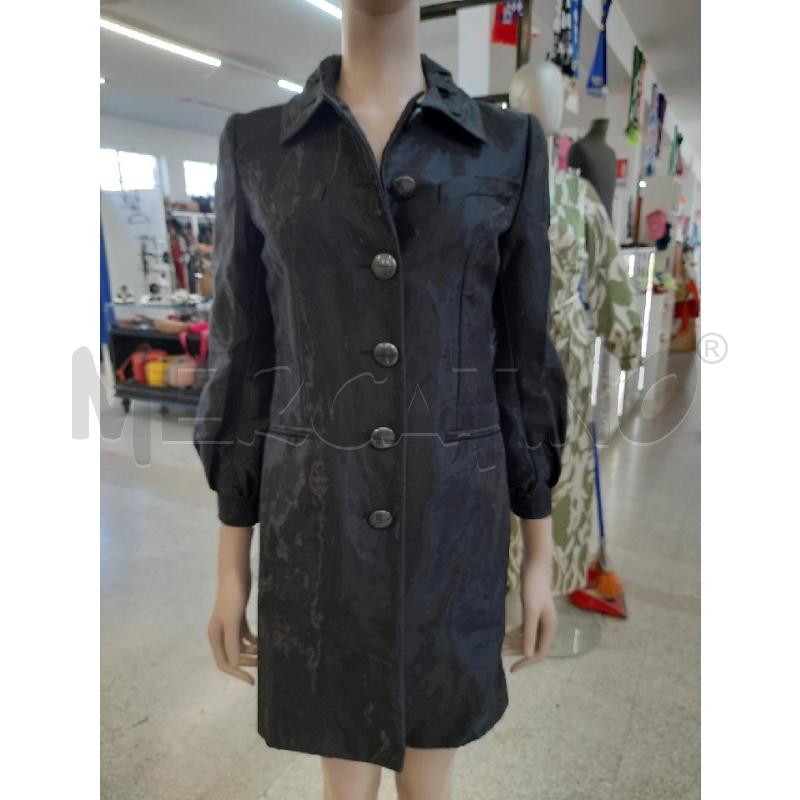 TRENCH DONNA PINKO NERO LUCIDO | Mercatino dell'Usato Roma rebibbia 1