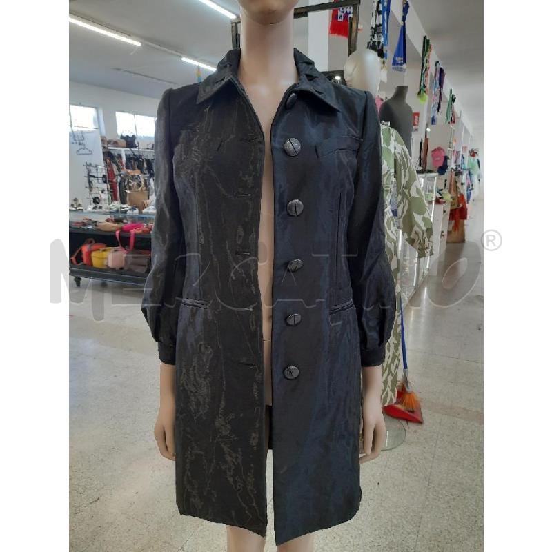 TRENCH DONNA PINKO NERO LUCIDO | Mercatino dell'Usato Roma rebibbia 2