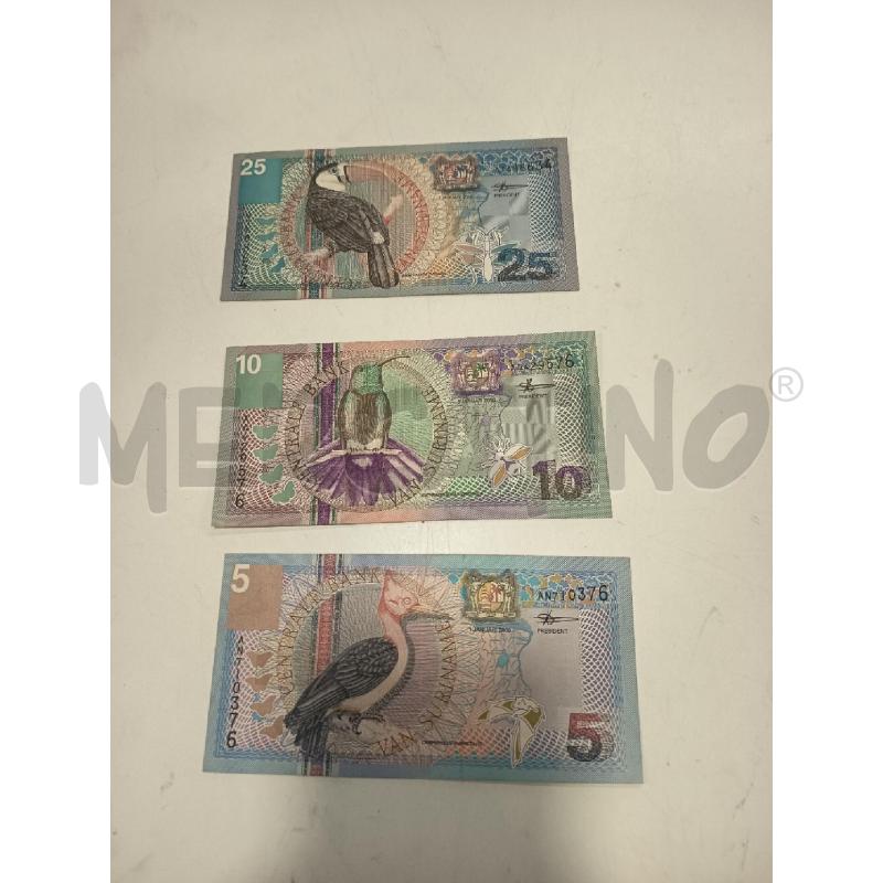 TRIS BANCONOTE SURINAME 2000 | Mercatino dell'Usato Roma rebibbia 1