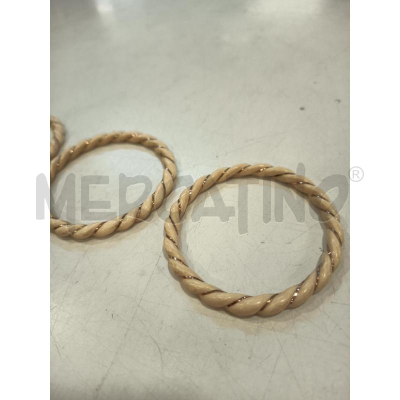 TRIS BRACCIALI RIGIDI CHIARI DEC DOR | Mercatino dell'Usato Roma rebibbia 2