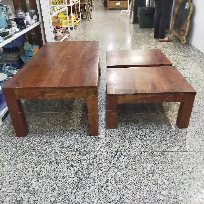 TRITTICO TAVOLINI BASSI TEAK | Mercatino dell'Usato Roma rebibbia 3