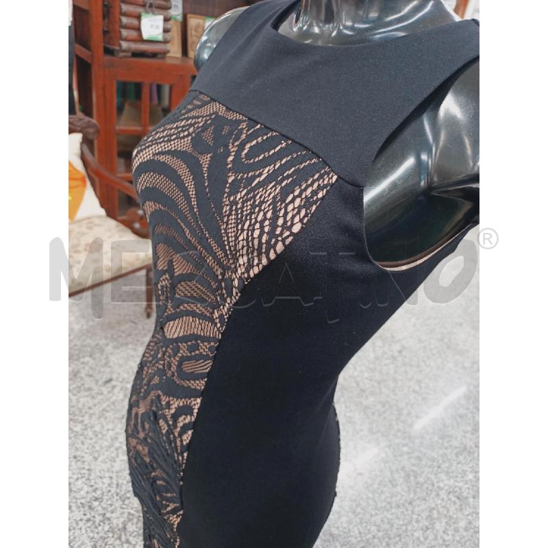 TUBINO DONNA BCBGMAXAZRIA NERO PIZZO S ROSA ANTICO | Mercatino dell'Usato Roma rebibbia 3