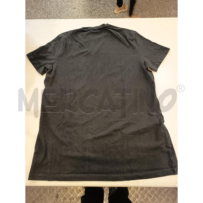 T SHIRT UOMO ARMANI JEANS BLU S LOGO GRIGIO | Mercatino dell'Usato Roma rebibbia 2