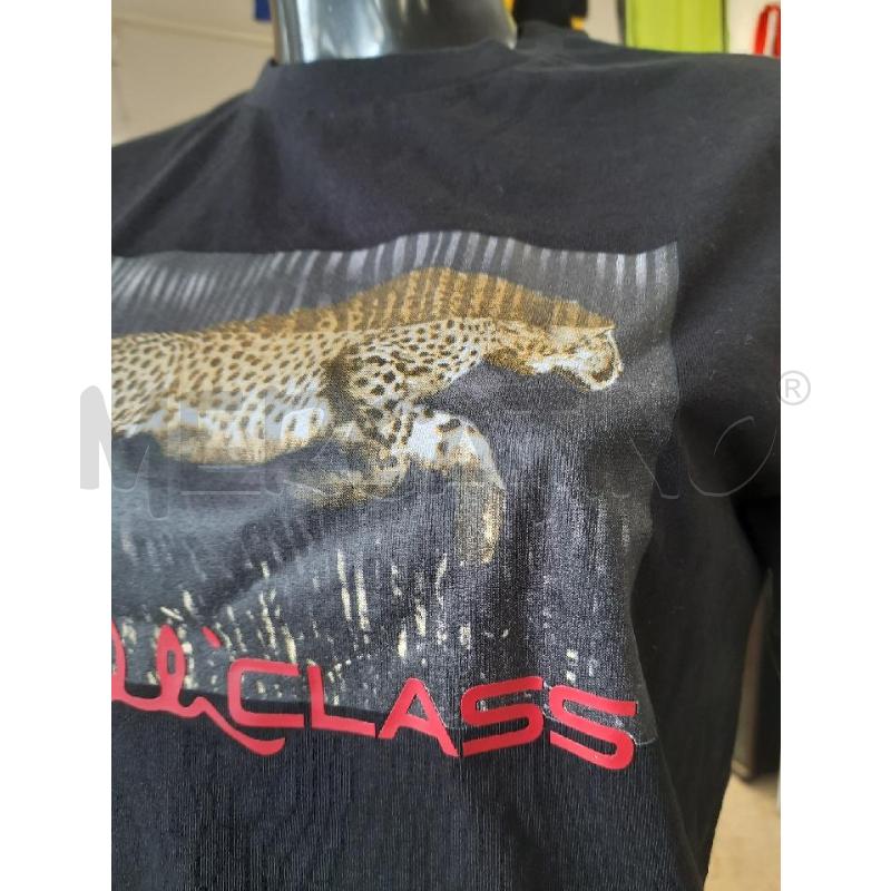 T SHIRT UOMO CAVALLI CLASS GHEPARDO NERO | Mercatino dell'Usato Roma rebibbia 3
