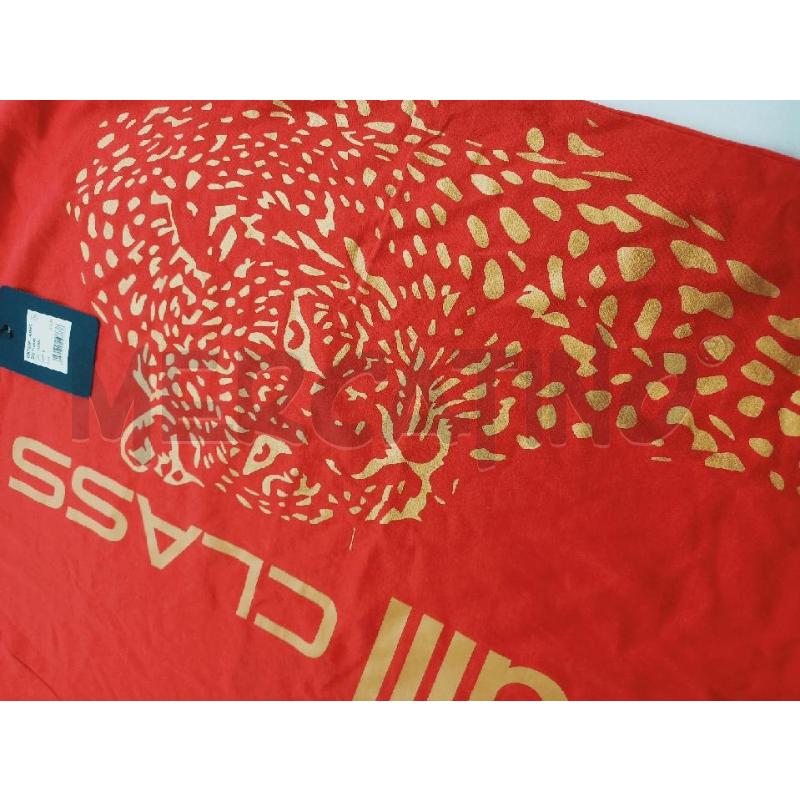 T SHIRT UOMO CAVALLI CLASS ROSSA DISEGNO DORATO CARTELLINATA | Mercatino dell'Usato Roma rebibbia 2