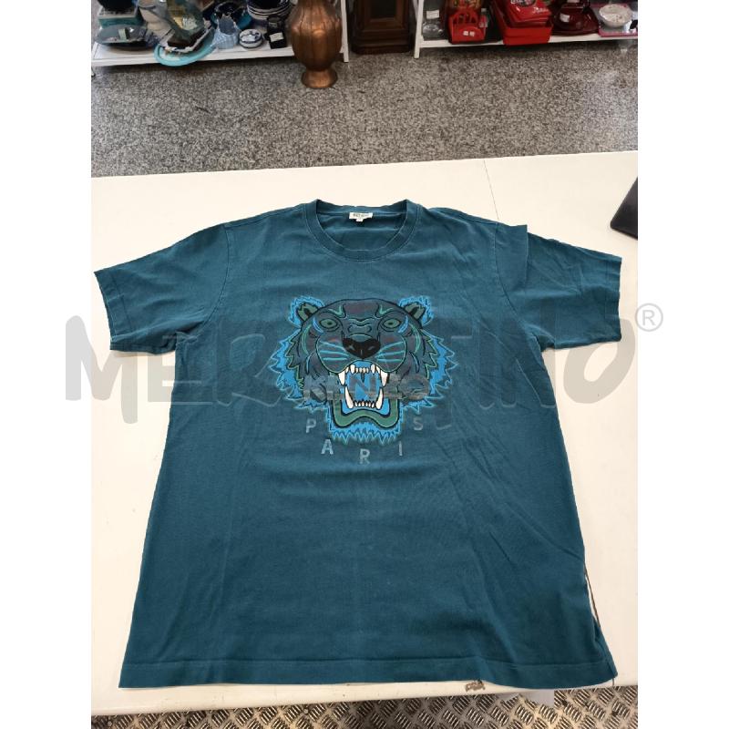 T SHIRT UOMO KENZO PETROLIO TGXL | Mercatino dell'Usato Roma rebibbia 1