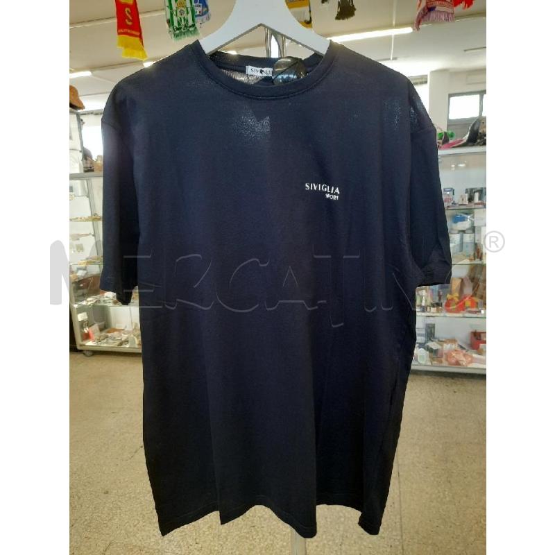T SHIRT UOMO SIVIGLIA BLU TGM CARTELLINATA | Mercatino dell'Usato Roma rebibbia 1