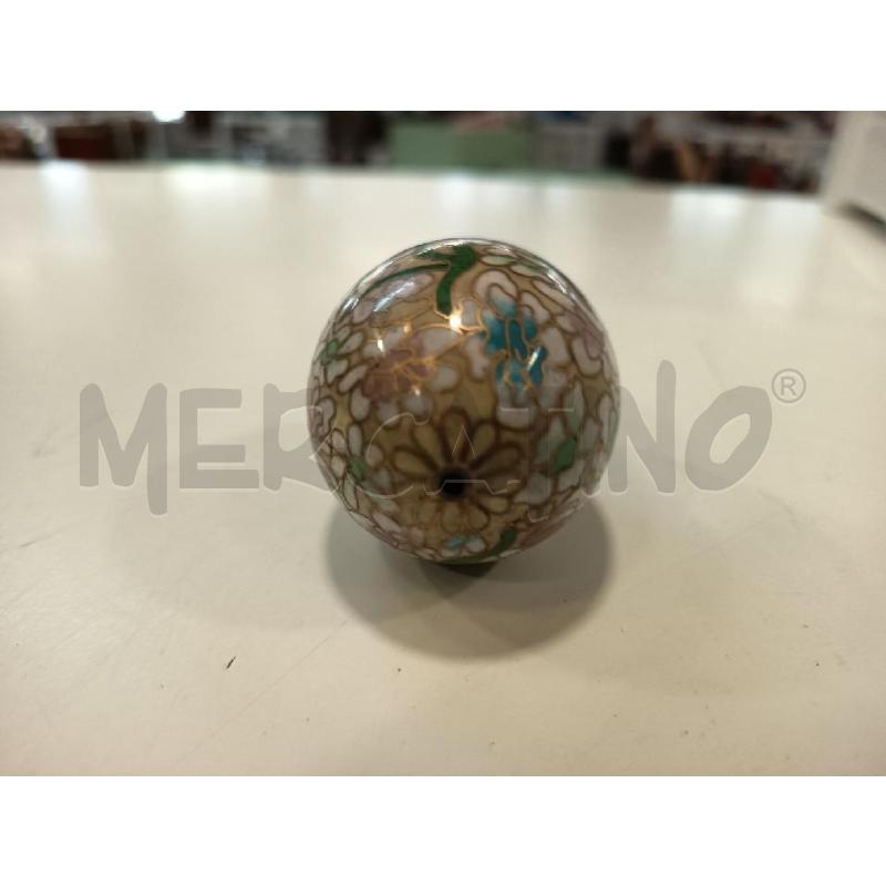 UOVO CLOISONNE FIORI COLORATI | Mercatino dell'Usato Roma rebibbia 2