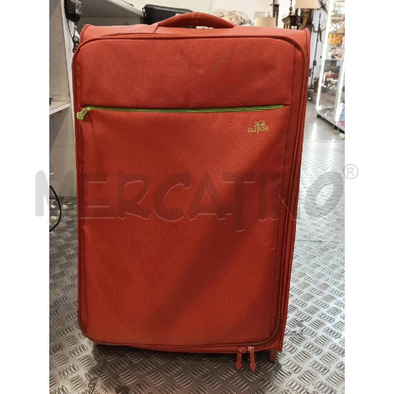 VALIGIA STOFFA CARPISA ROSSA | Mercatino dell'Usato Roma rebibbia 1