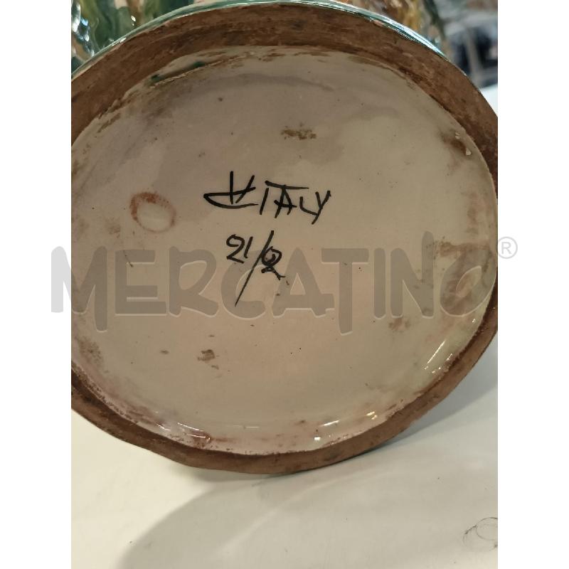 VASO CERAMICA ANNI 40 LAVORATA | Mercatino dell'Usato Roma rebibbia 3