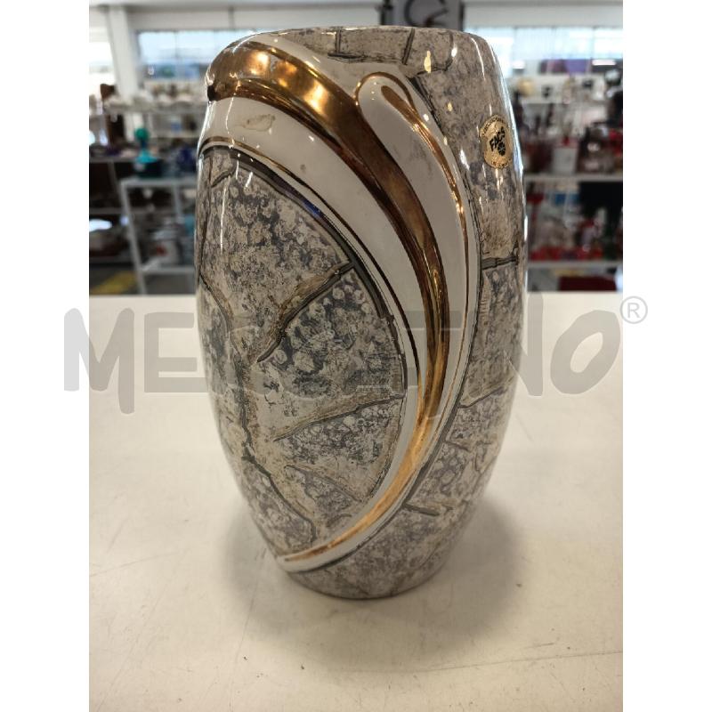 VASO CERAMICA EFFETTO MARMO | Mercatino dell'Usato Roma rebibbia 1