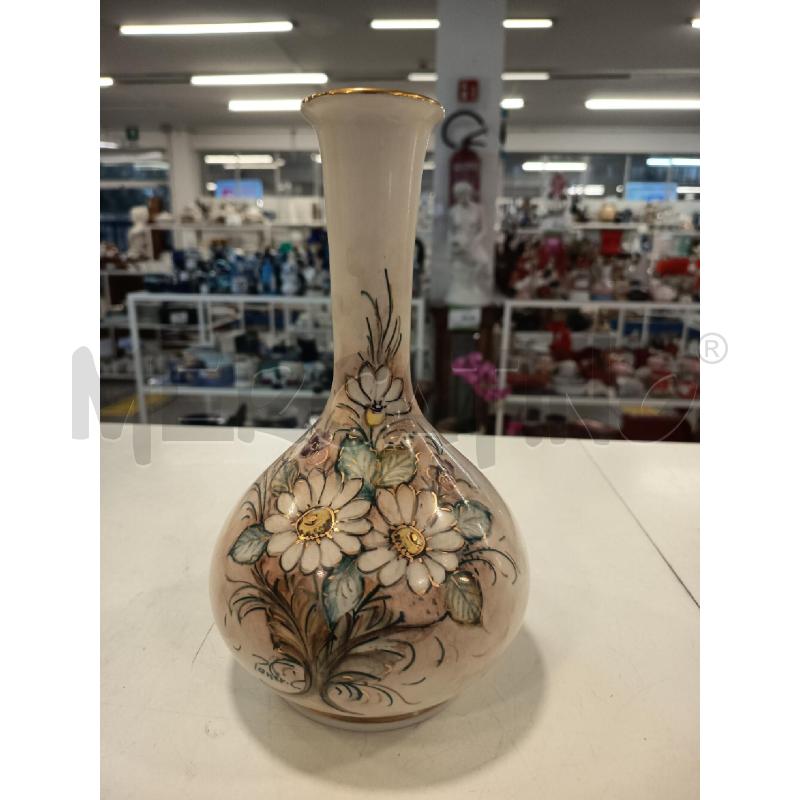 VASO CERAMICA FIORI COLLO STRETTO | Mercatino dell'Usato Roma rebibbia 1