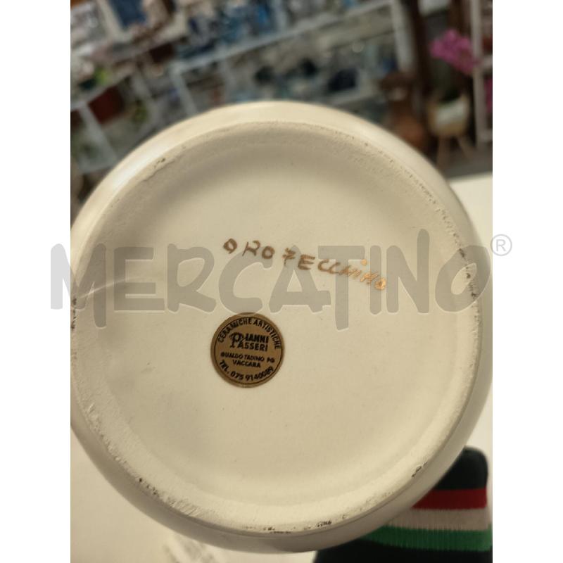 VASO CERAMICA FIORI COLLO STRETTO | Mercatino dell'Usato Roma rebibbia 3