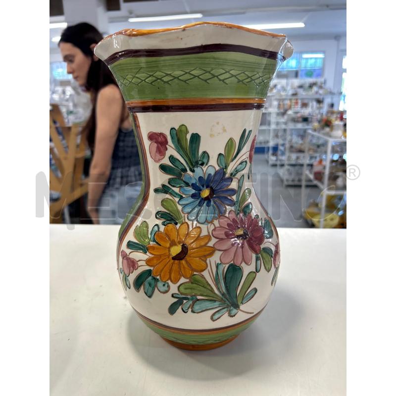 VASO CERAM FIORI DIP B ONDE | Mercatino dell'Usato Roma rebibbia 1