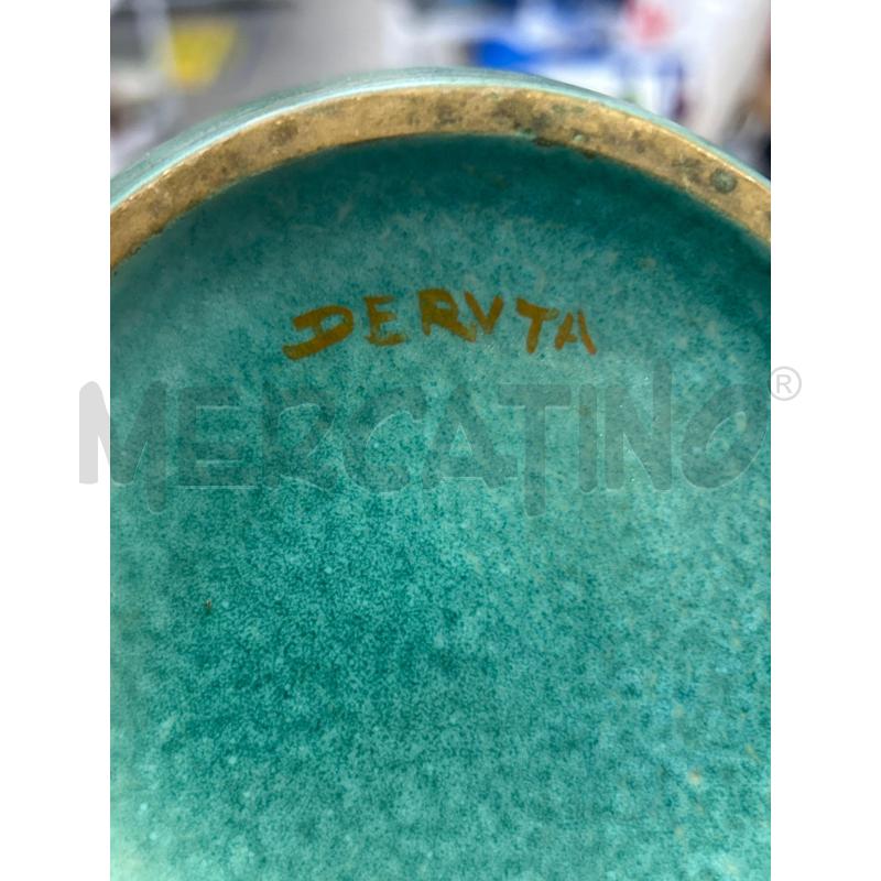 VASO CERAM VERDE FIORI DERUTA 2M | Mercatino dell'Usato Roma rebibbia 3