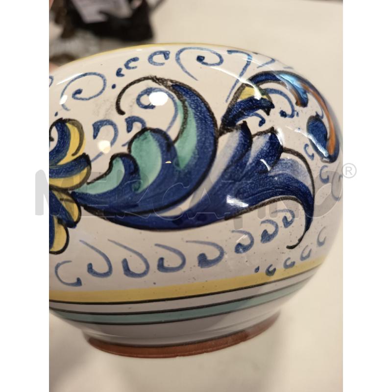 VASO DERUTA DISEGNI GIALLI BLU | Mercatino dell'Usato Roma rebibbia 2