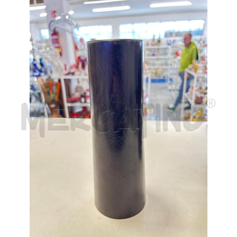 VASO LEGNO SCURO CILINDRO | Mercatino dell'Usato Roma rebibbia 1