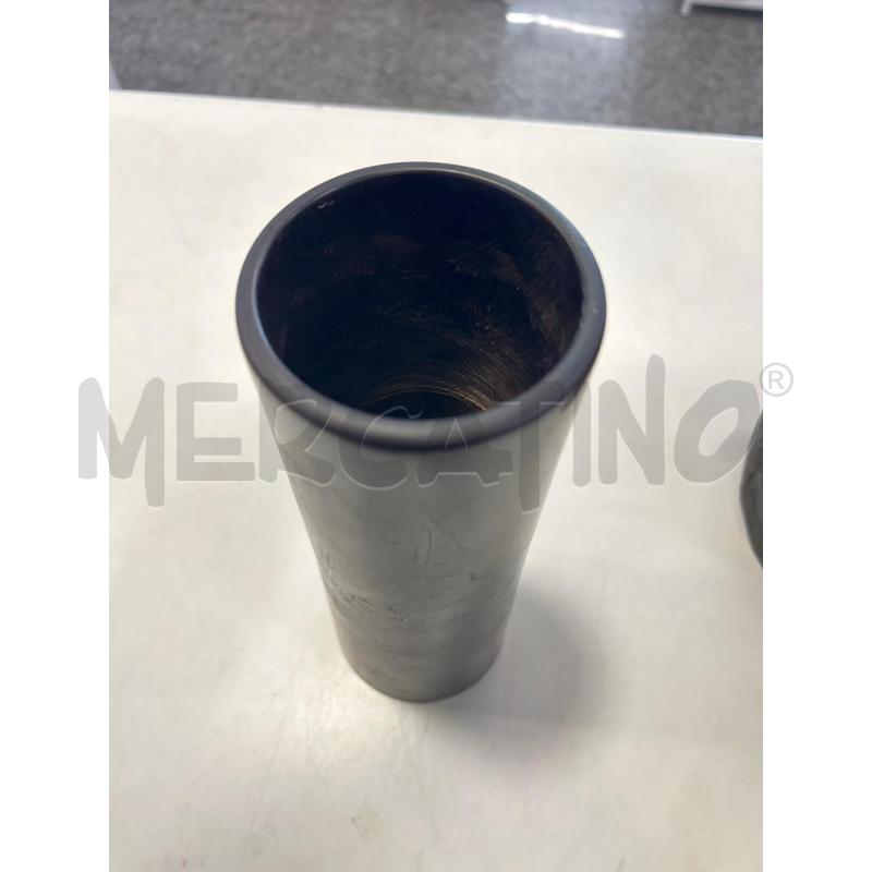 VASO LEGNO SCURO CILINDRO | Mercatino dell'Usato Roma rebibbia 2