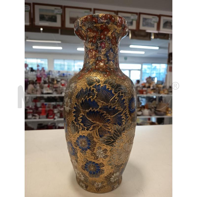 VASO ORIENTALE CERAM DORATA | Mercatino dell'Usato Roma rebibbia 2