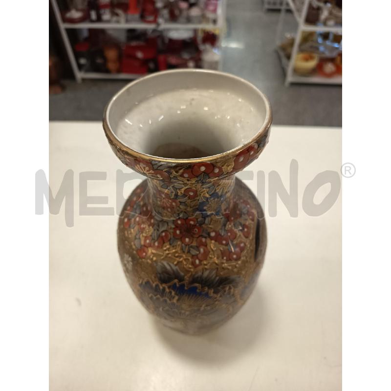 VASO ORIENTALE CERAM DORATA | Mercatino dell'Usato Roma rebibbia 3