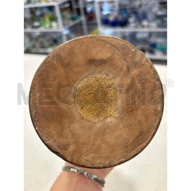 VASO TERRACOTTA VECCHIO ARTIGIANALE DIS AZZURRI | Mercatino dell'Usato Roma rebibbia 4